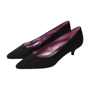 44008 - Black Glitzy Heel for Teen/Women by Pretty Ballerinas