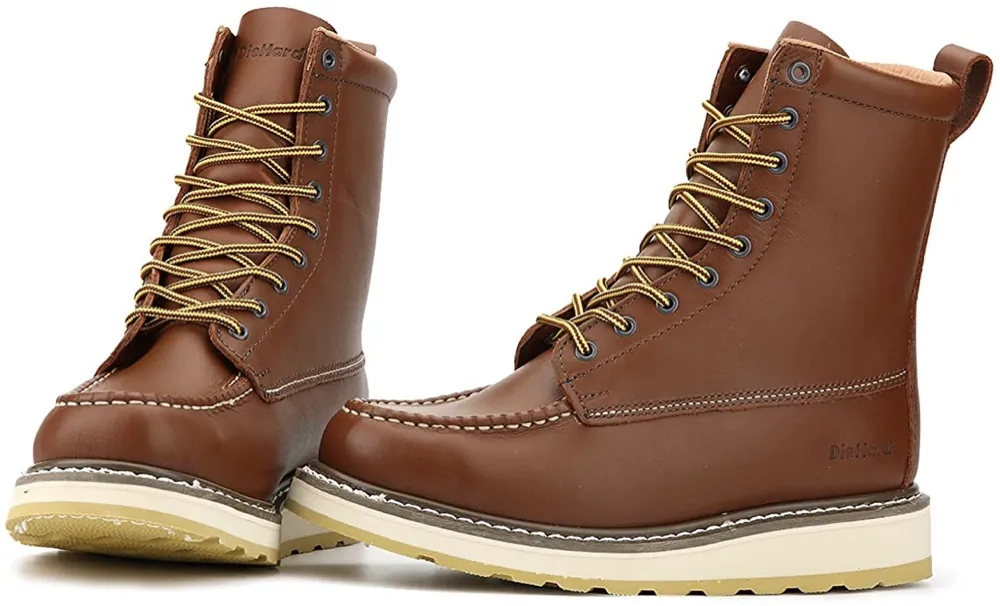 86994 Slip Resistant Durability 8" Leather Work Boots