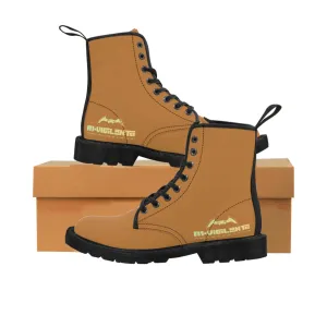 A1- Vigilante  Brown Canvas Boots