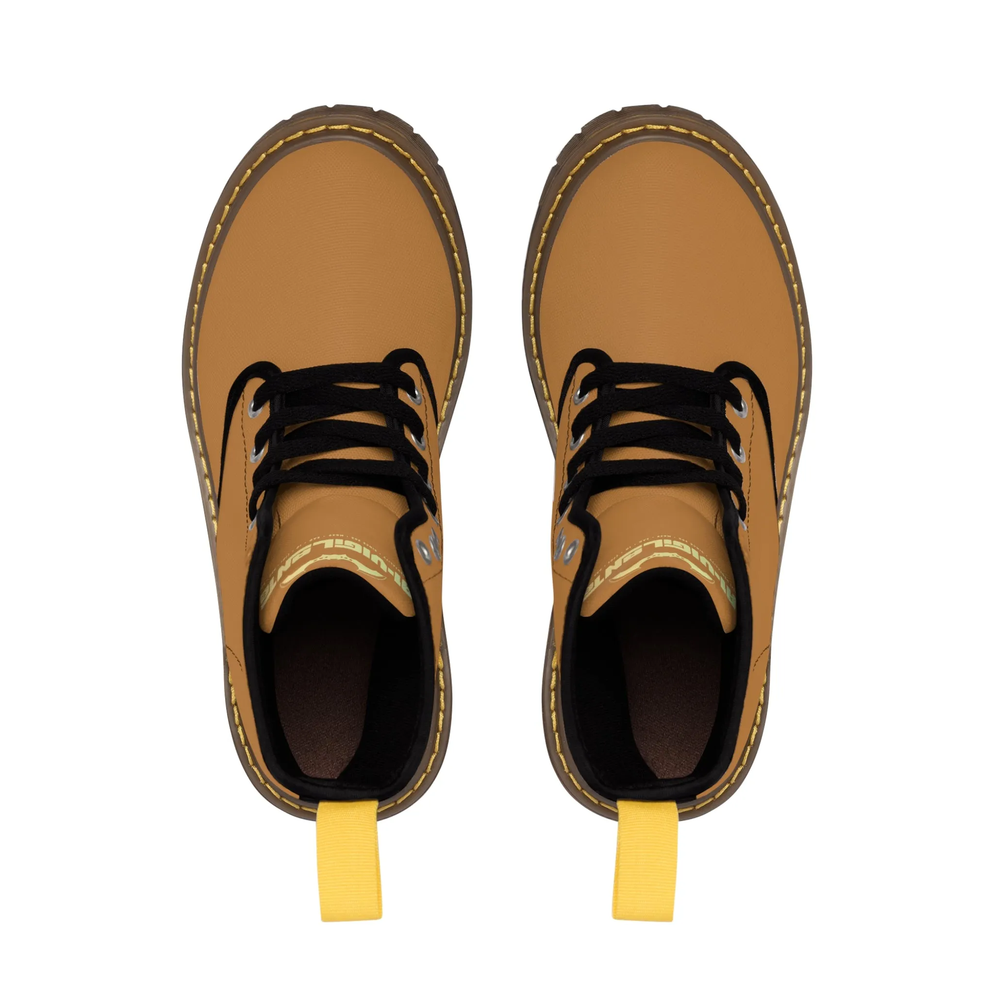 A1- Vigilante  Brown Canvas Boots