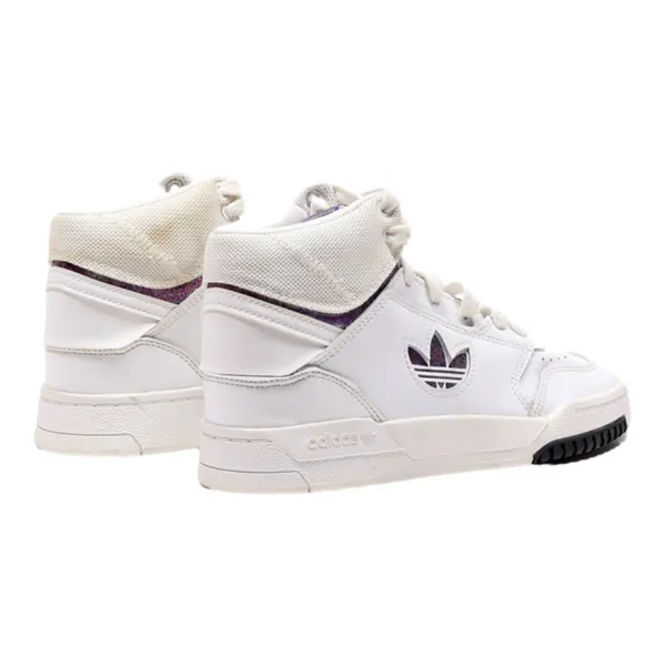 ADIDAS Drop Step 2020 High Top Trainers White Leather Womens UK 3.5