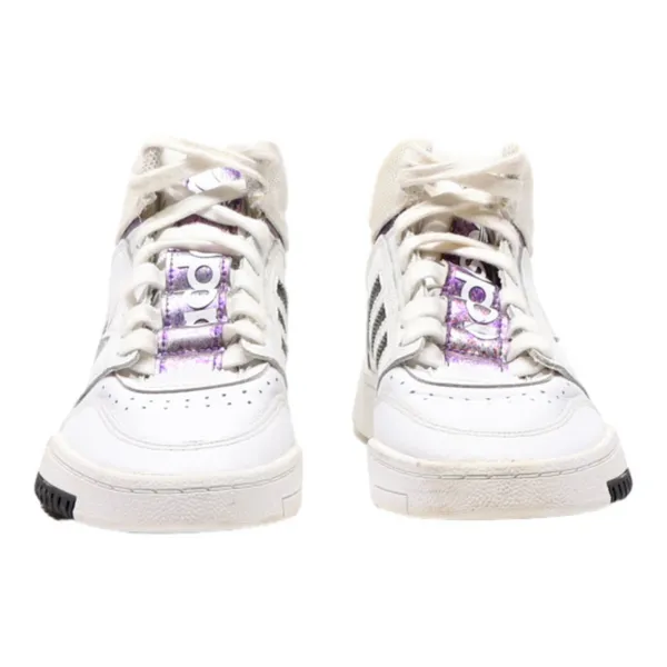 ADIDAS Drop Step 2020 High Top Trainers White Leather Womens UK 3.5