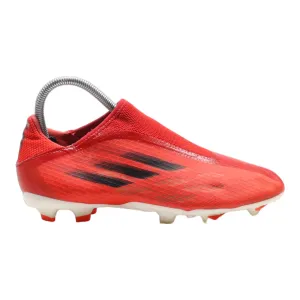 ADIDAS Low Top Trainers Red Synthetic Mens UK 5