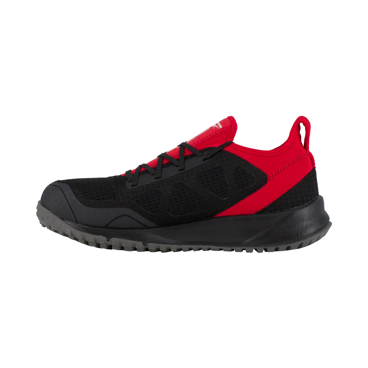 All Terrain Steel-Toe Athletic Work Shoe Black/Red