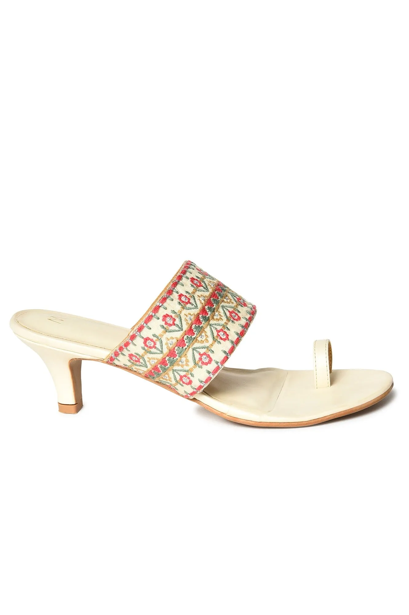 Almond Toe Solid Kitten Heel-WDale