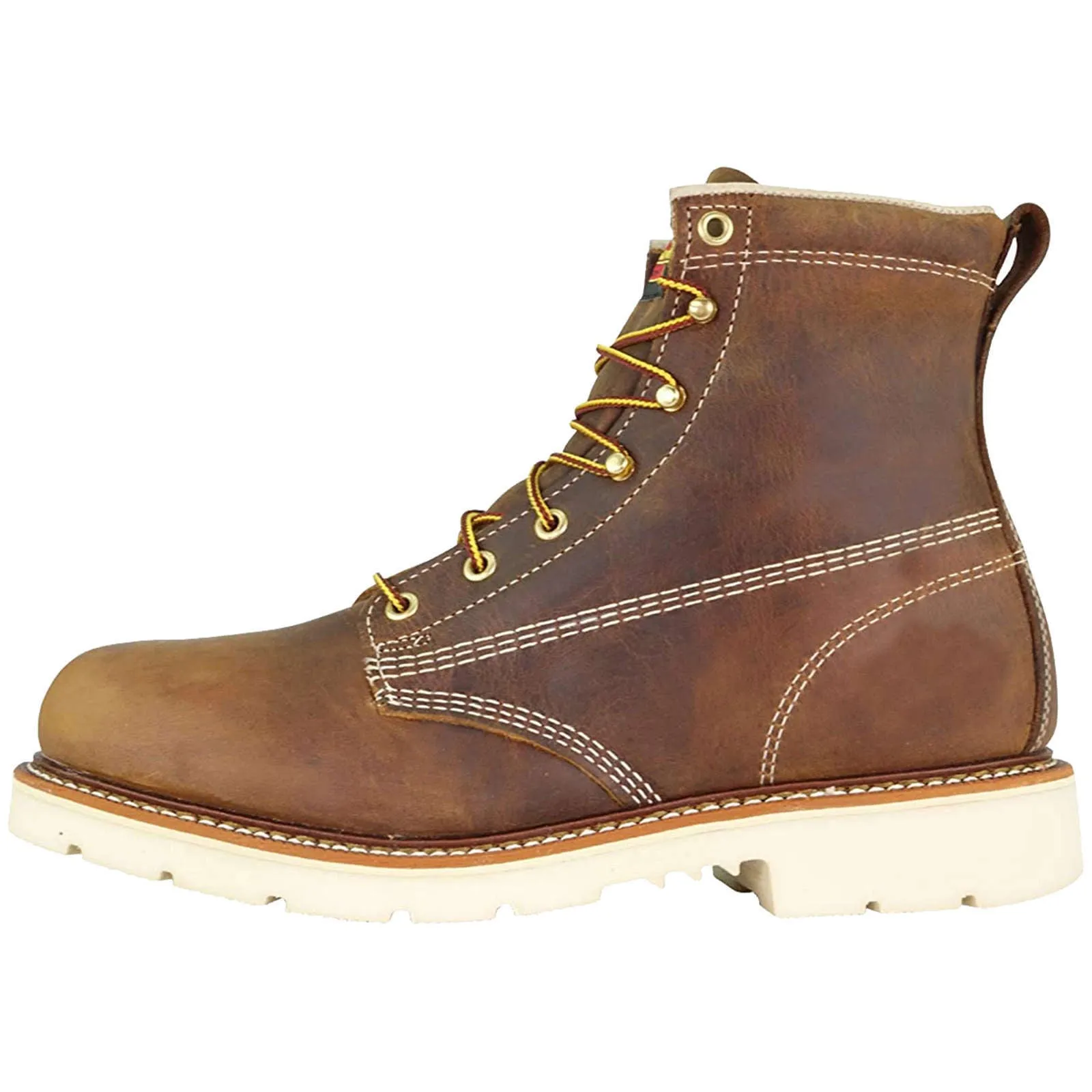 American Heritage 6 Inch Plain Toe Men's Safety Toe Boots