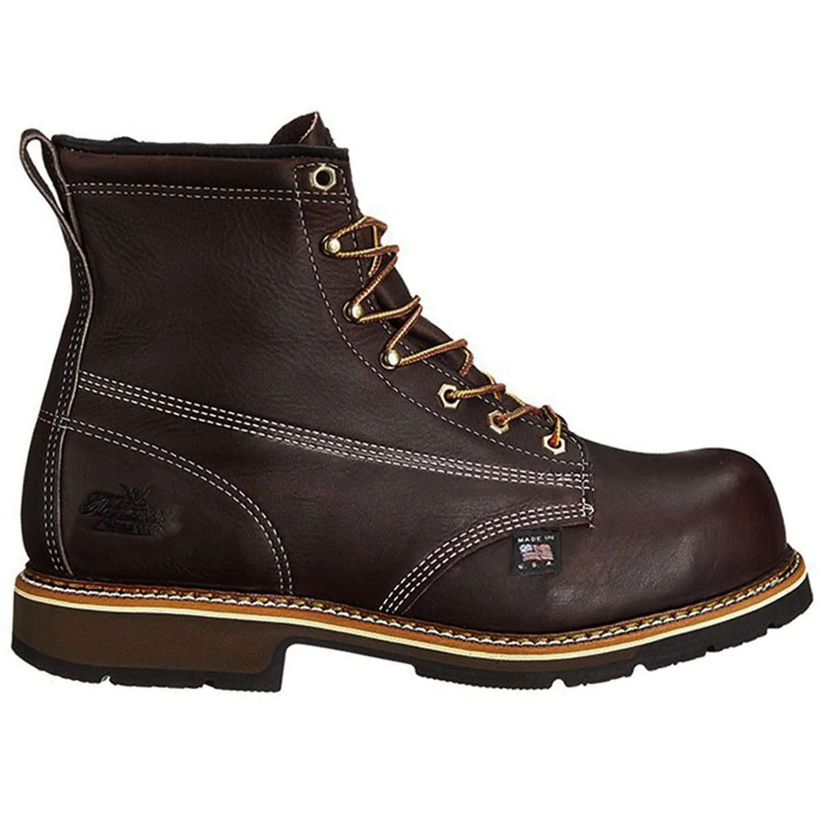 American Heritage 6 Inch Plain Toe Men's Safety Toe Boots