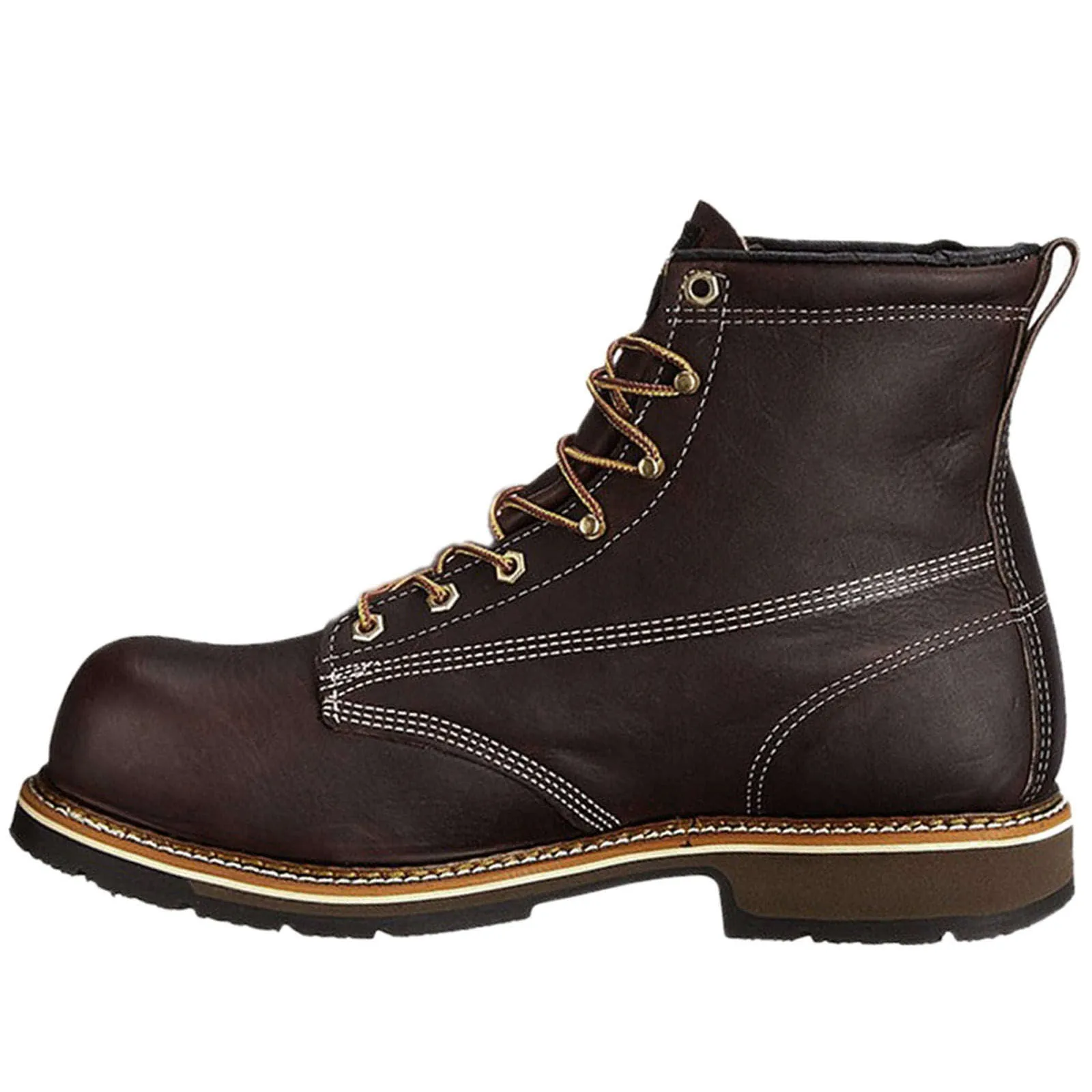 American Heritage 6 Inch Plain Toe Men's Safety Toe Boots
