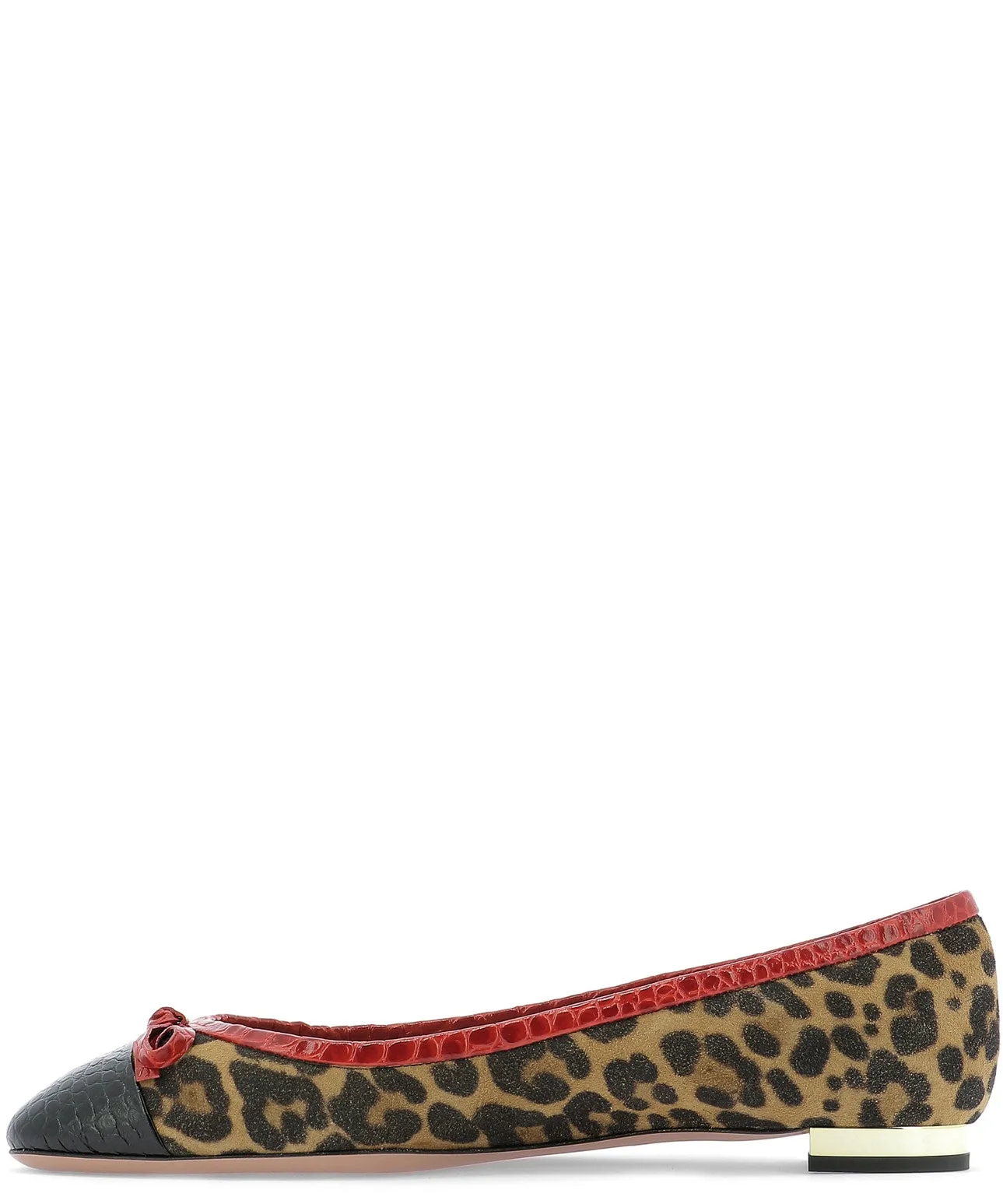 Aquazzura Animalier Printed Ballerinas