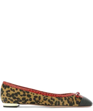 Aquazzura Animalier Printed Ballerinas