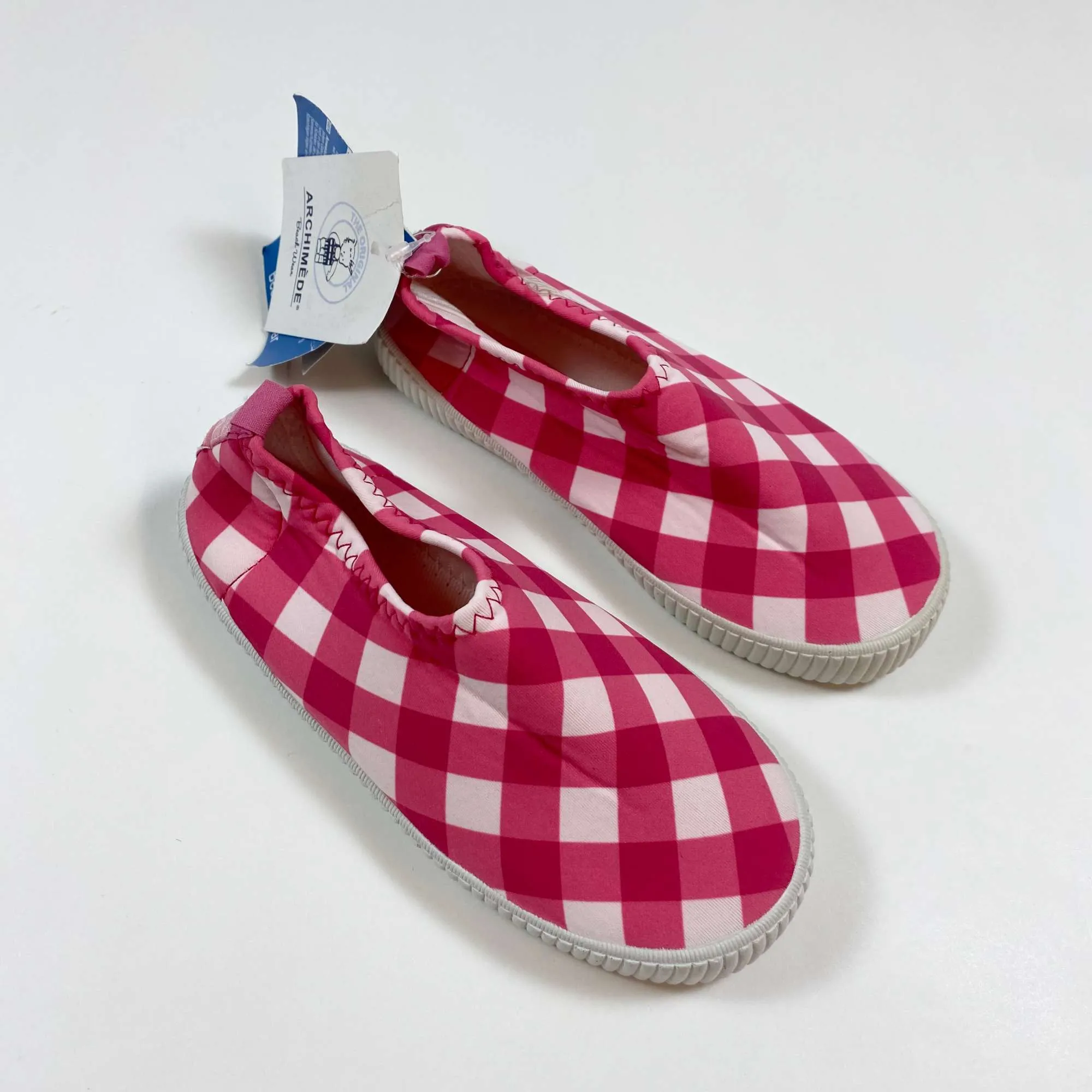 Archimède Marin pink gingham swim shoe Second Season 28