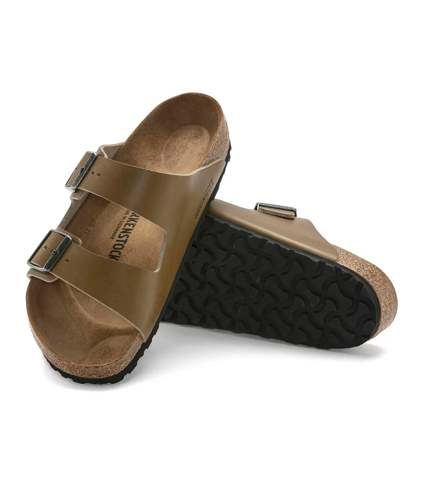 Arizona Grip Leather Vintage Wood Faded Khaki