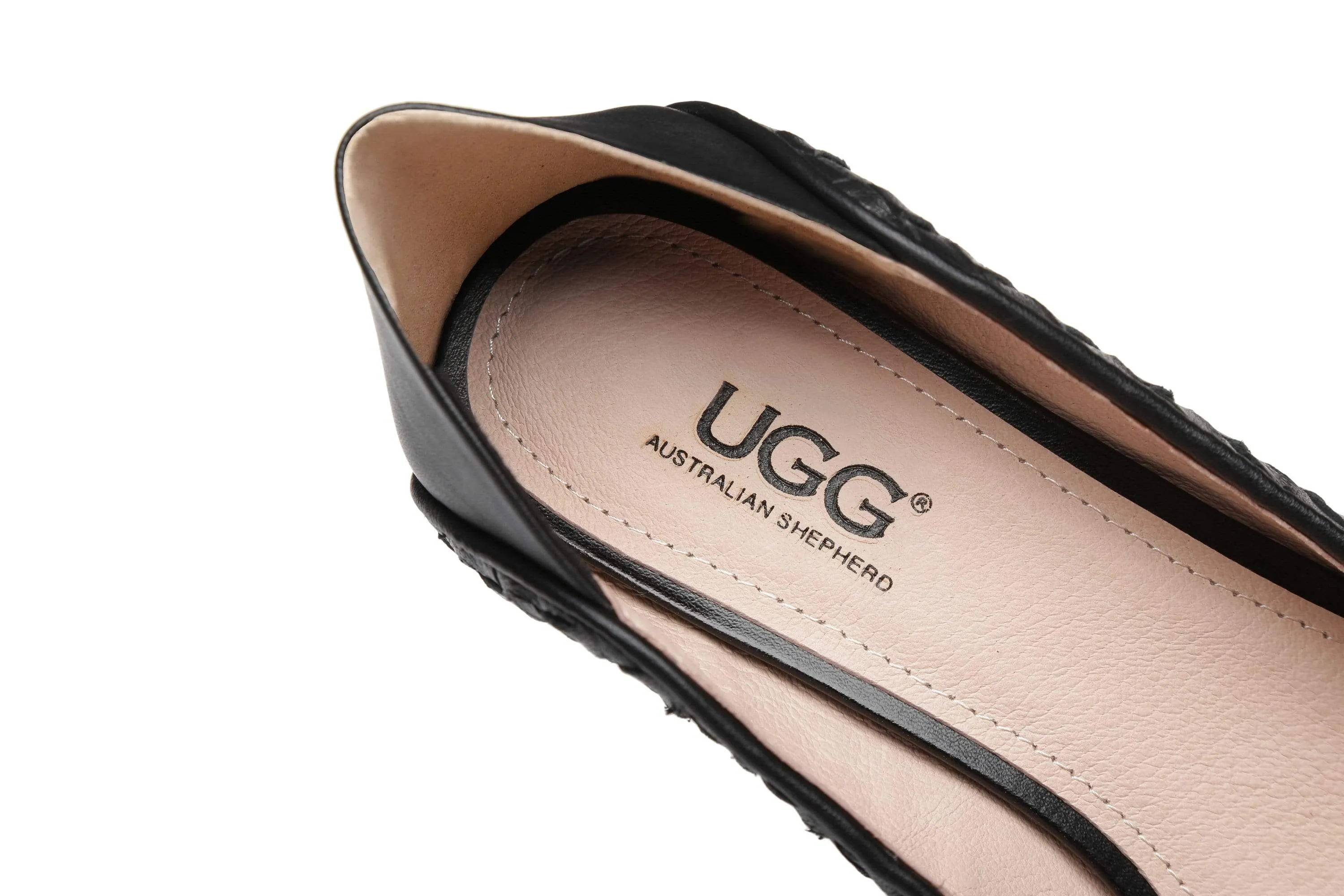 Australian Shepherd® UGG Women Leather Heels Anaya