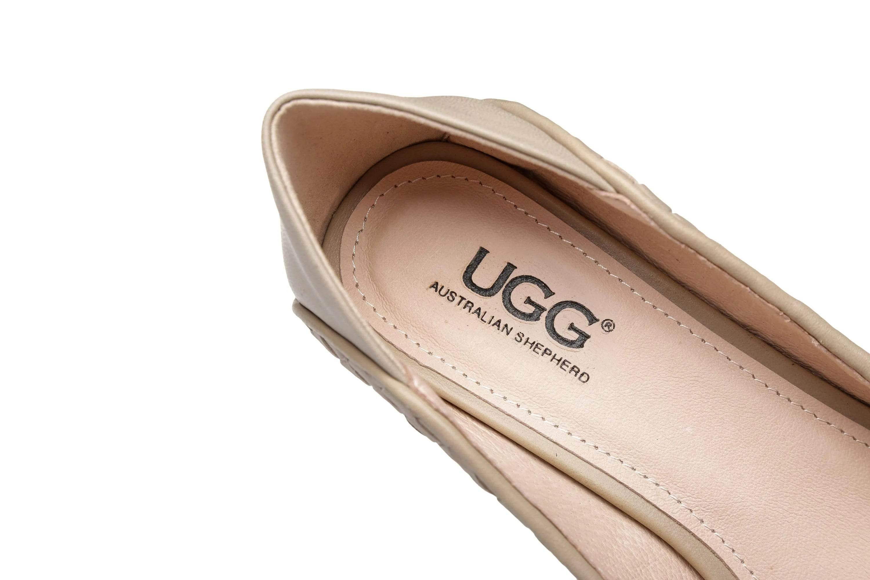 Australian Shepherd® UGG Women Leather Heels Anaya