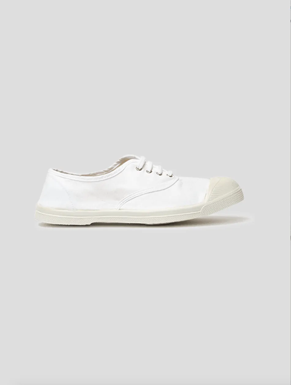 Bensimon Classic Lace Up Tennis / White