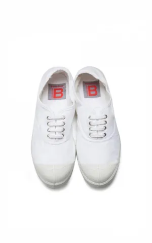 Bensimon Classic Lace Up Tennis / White