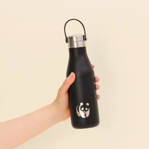 Black Stainless Steel Reusable Bottle