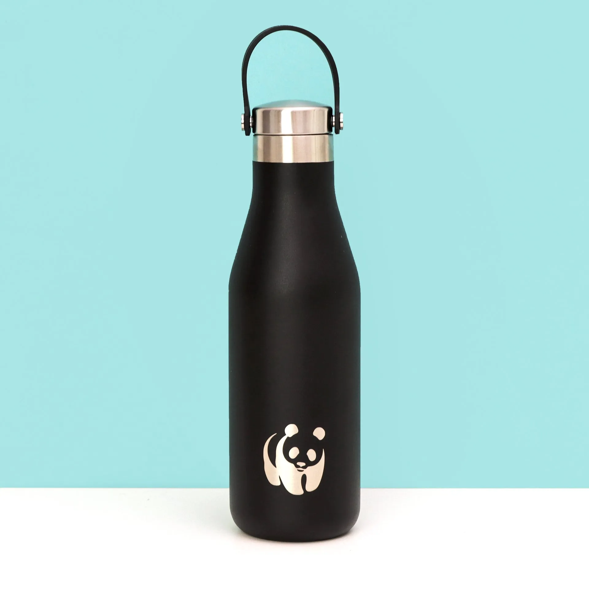 Black Stainless Steel Reusable Bottle