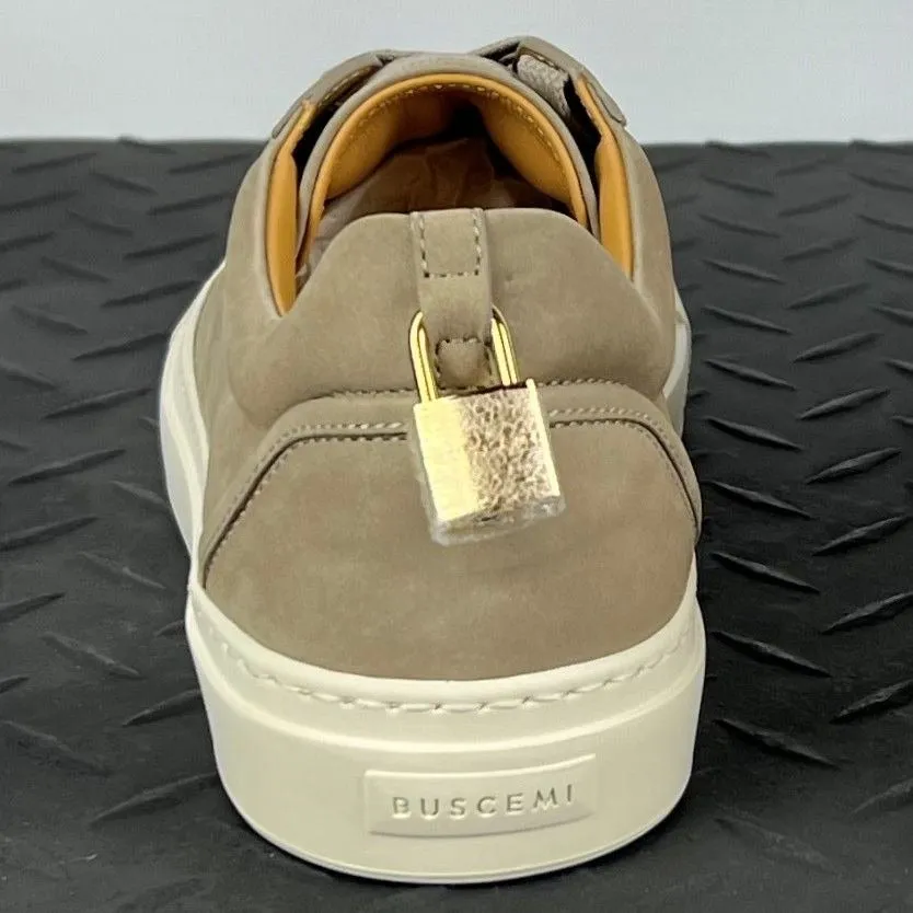 Buscemi Womens Tennis Lock Fog Nubuck Sneakers SAMPLE