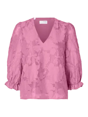 Cathi Sadie 3/4 Top - Selected Femme