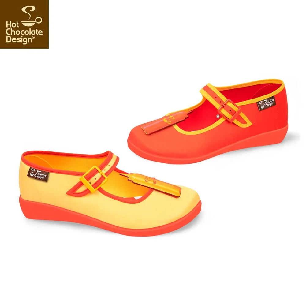 Chocolaticas® HOT DOG Women's Mary Jane Flat