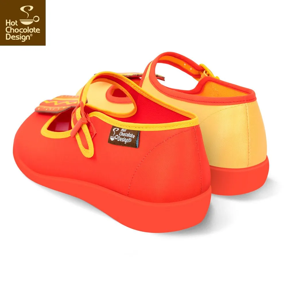 Chocolaticas® HOT DOG Women's Mary Jane Flat