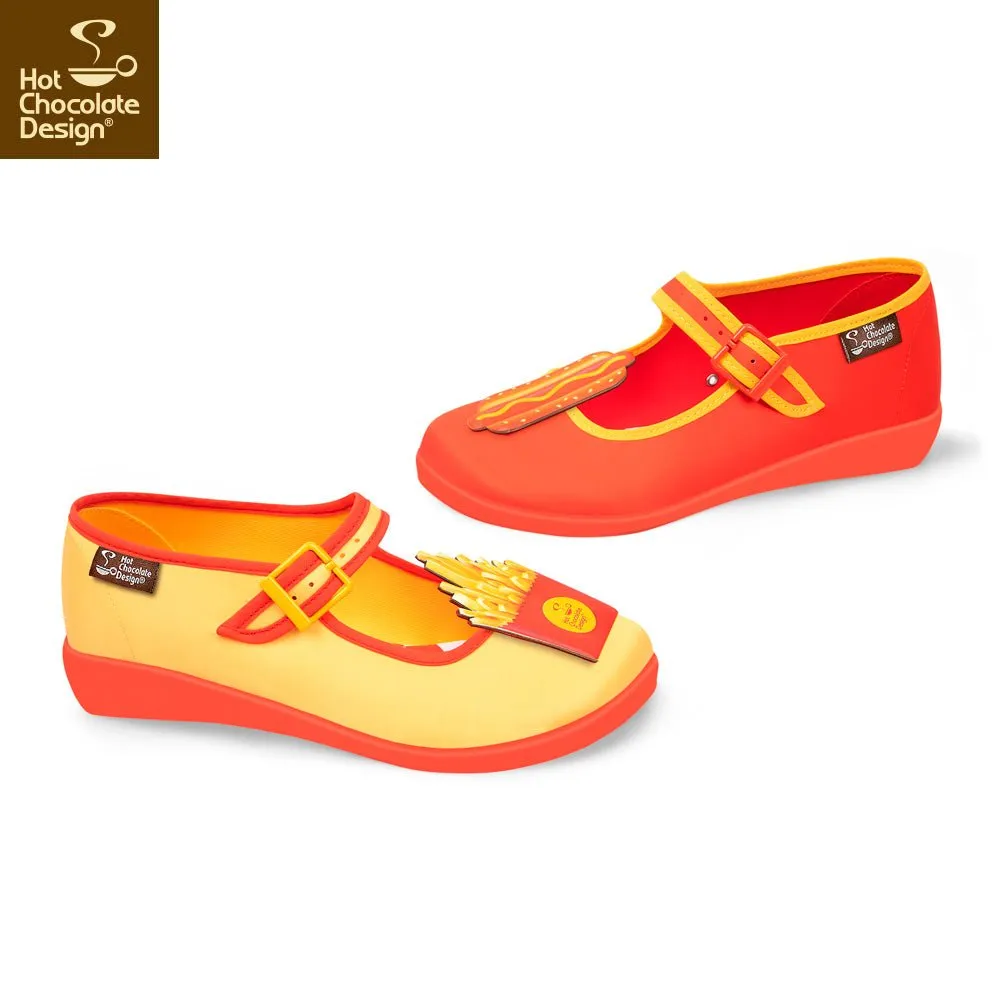 Chocolaticas® HOT DOG Women's Mary Jane Flat