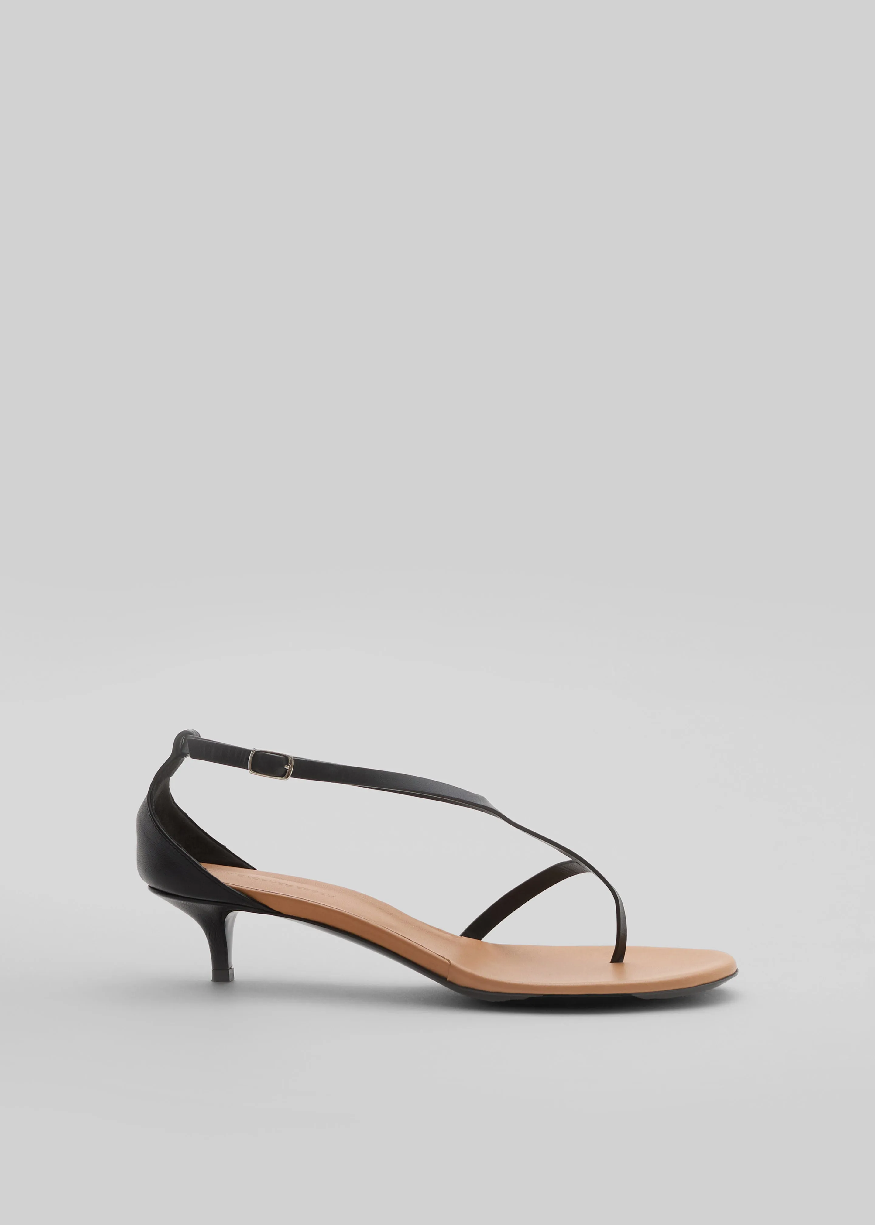 Christopher Esber Fuyao Demi Heels - Black/Tan