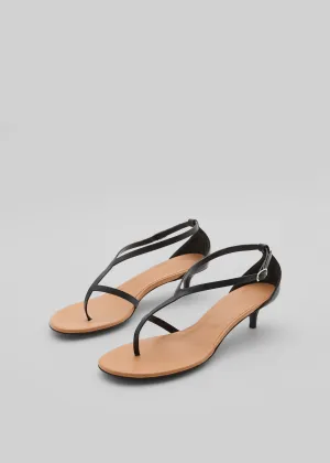 Christopher Esber Fuyao Demi Heels - Black/Tan