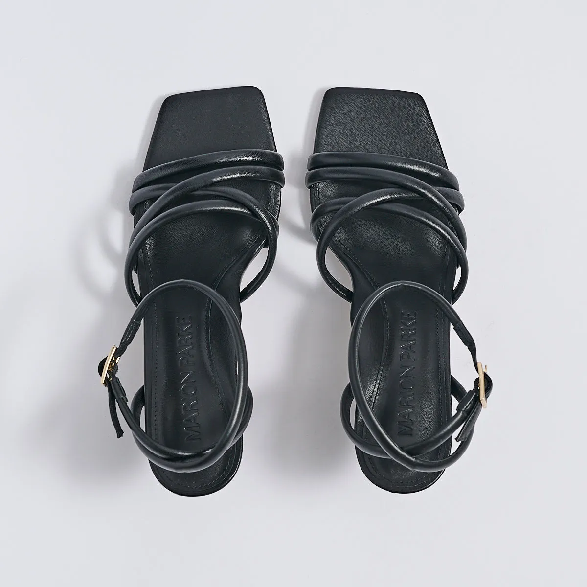 Clara Angled Heel | Black