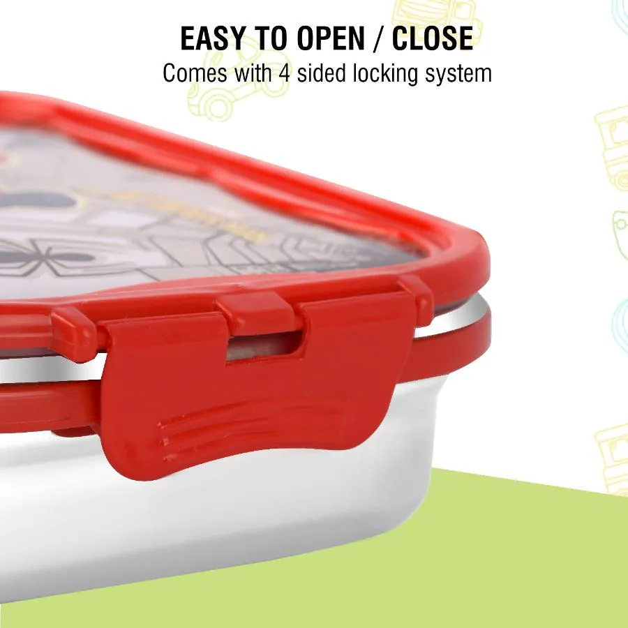 Click It Toons Stainless Steel Lunch Box, Big