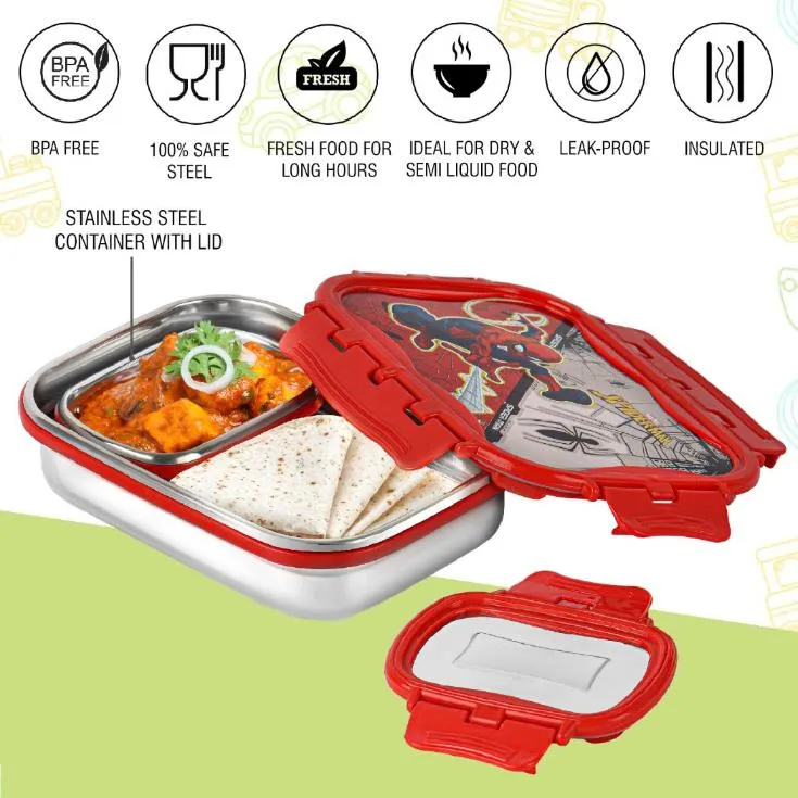 Click It Toons Stainless Steel Lunch Box, Big
