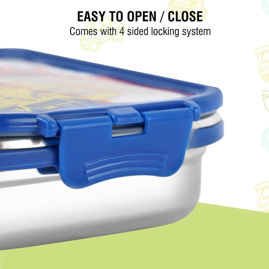 Click It Toons Stainless Steel Lunch Box, Big