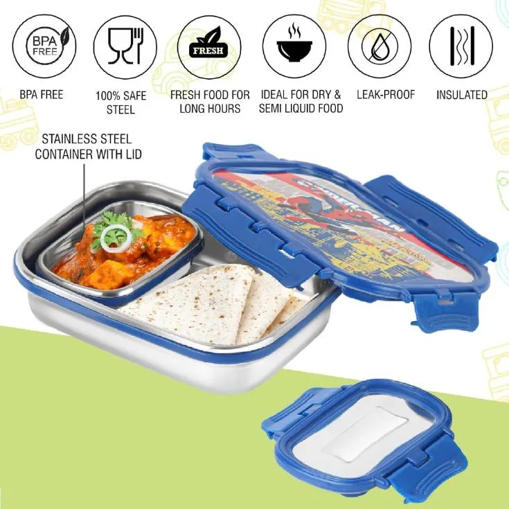 Click It Toons Stainless Steel Lunch Box, Big