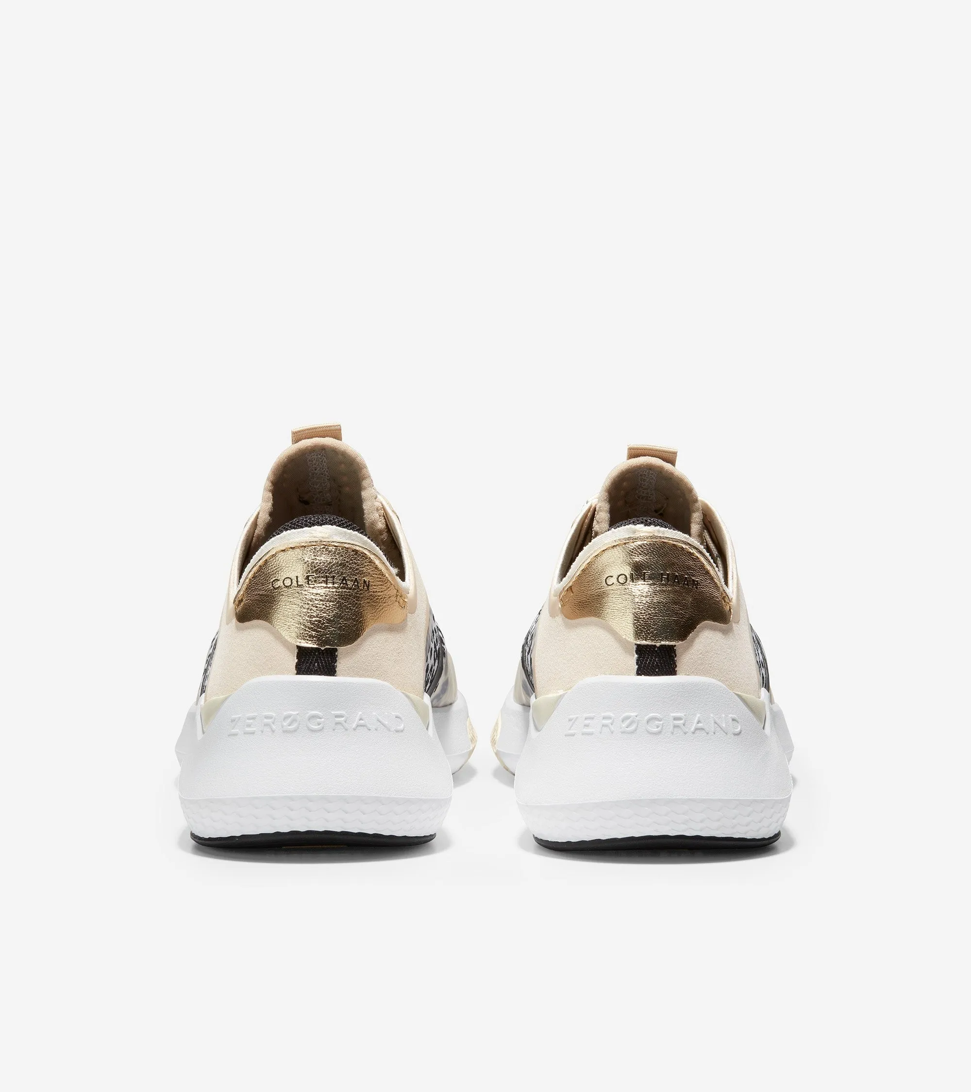 Cole Haan Zerogrand Winner Tennis Grey/Black/Gold Lace Up Low Top Sneakers