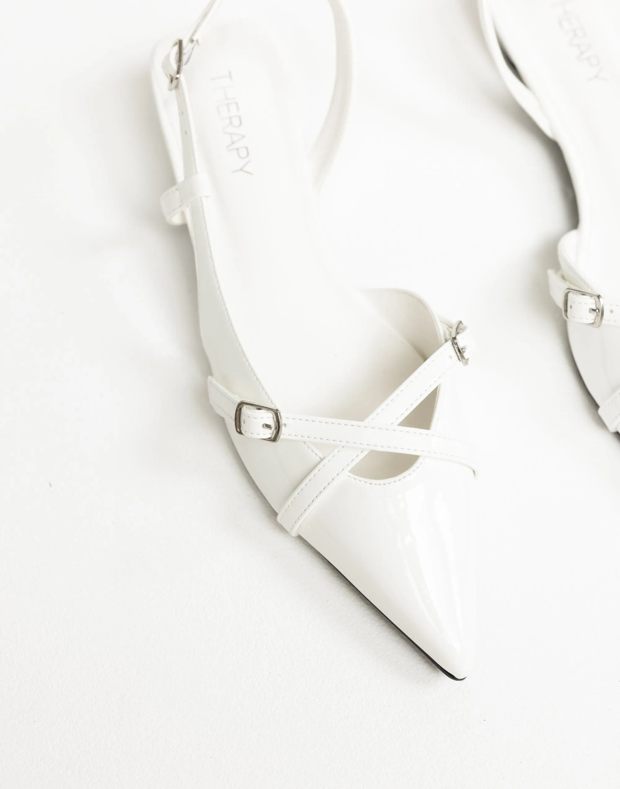Contender Heels (White) - By Therapy