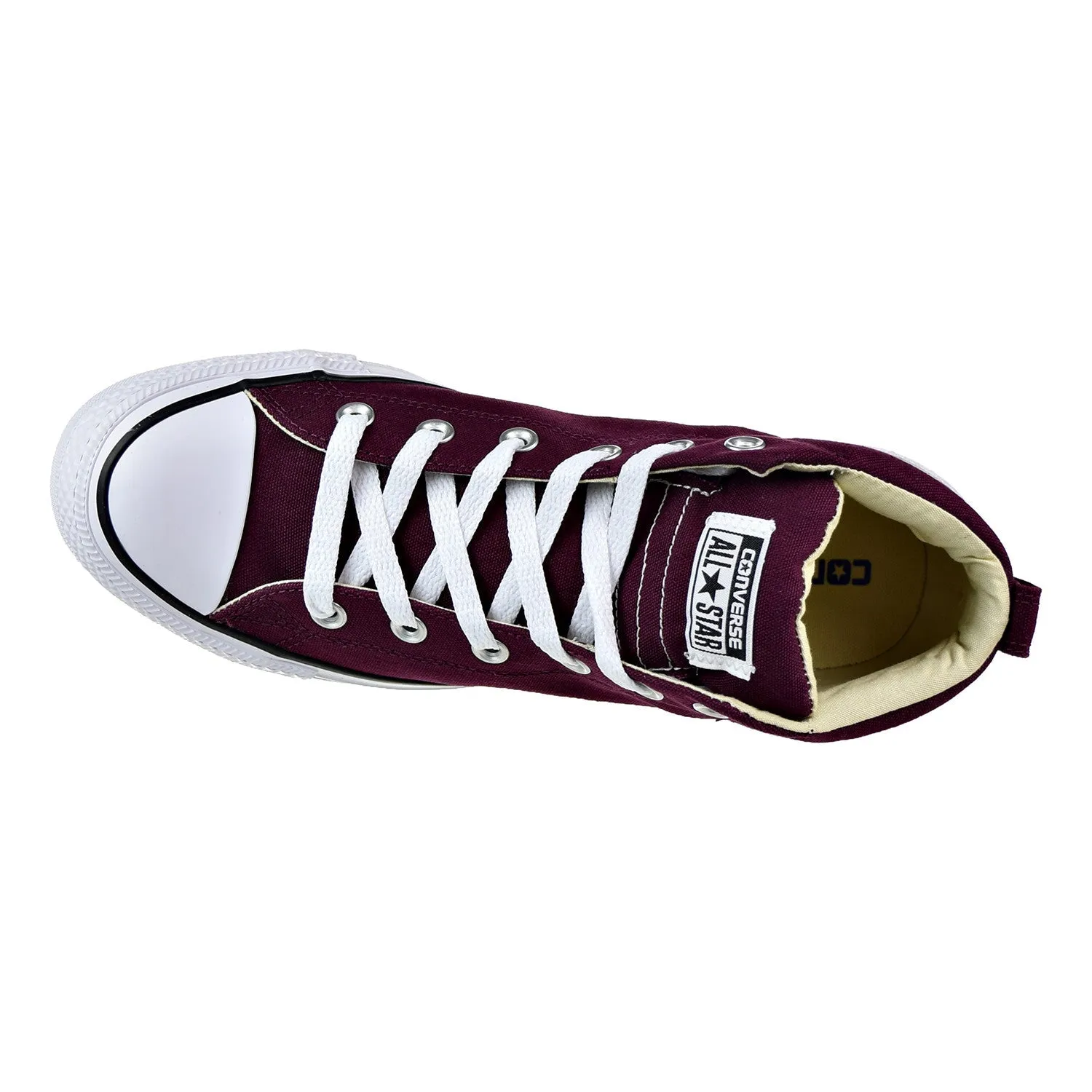 Converse Chuck Taylor All Star Street Mid Men's Shoes Dark Sangria/Black/White