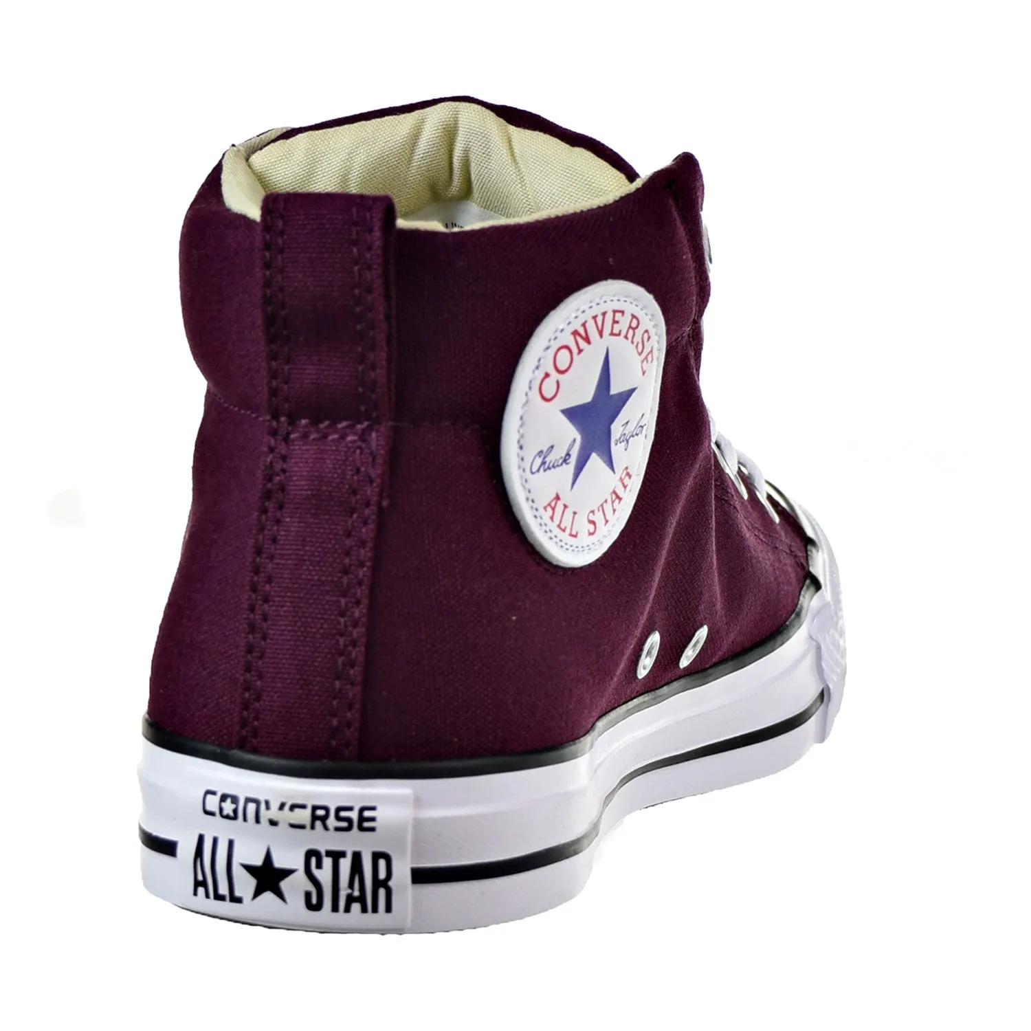 Converse Chuck Taylor All Star Street Mid Men's Shoes Dark Sangria/Black/White