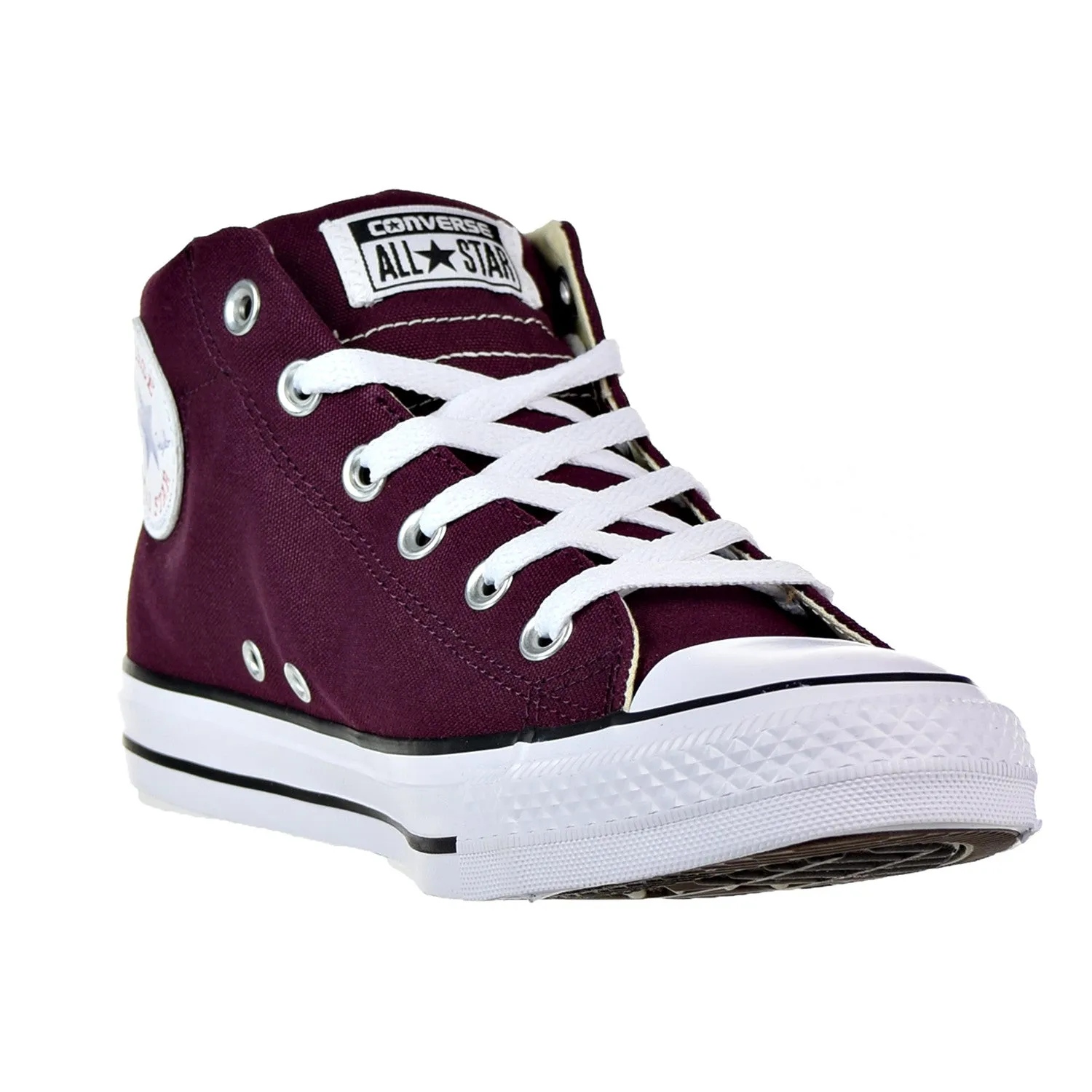 Converse Chuck Taylor All Star Street Mid Men's Shoes Dark Sangria/Black/White