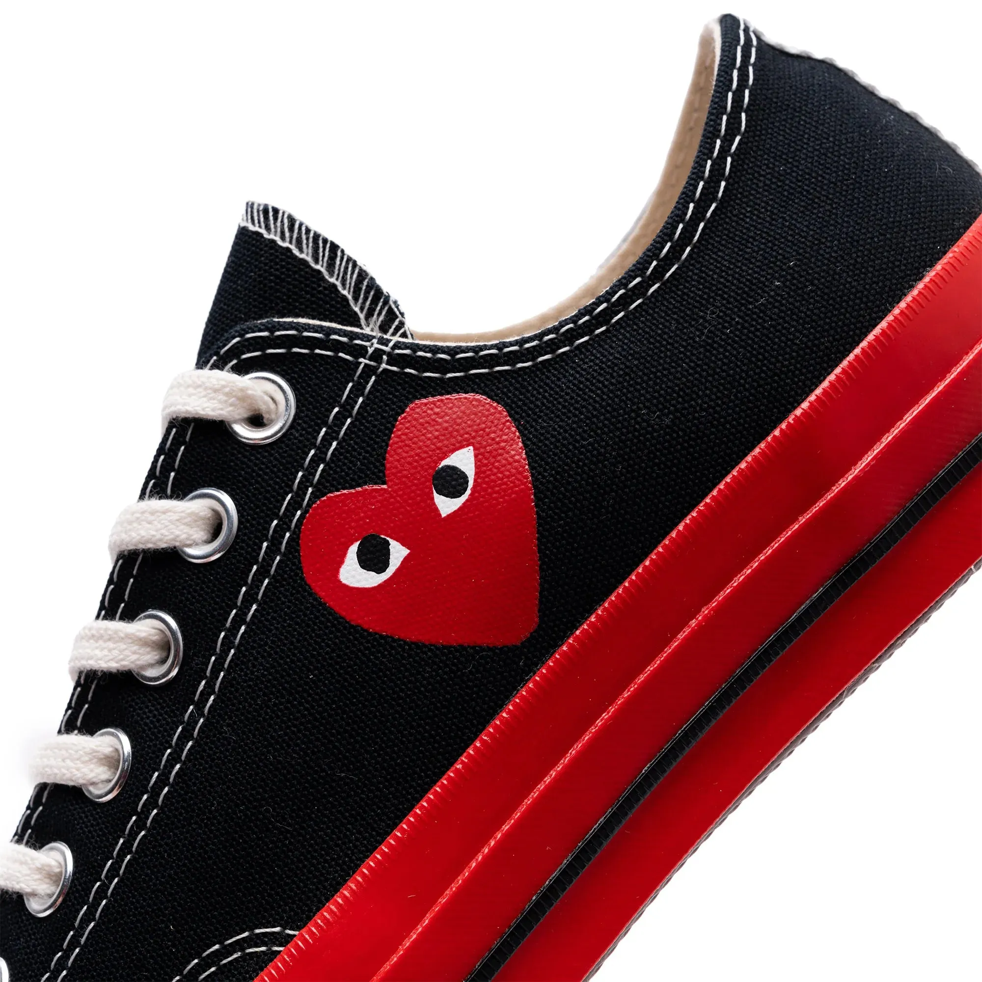Converse X Comme Des Garçons Black Play Chuck 70 Sneakers