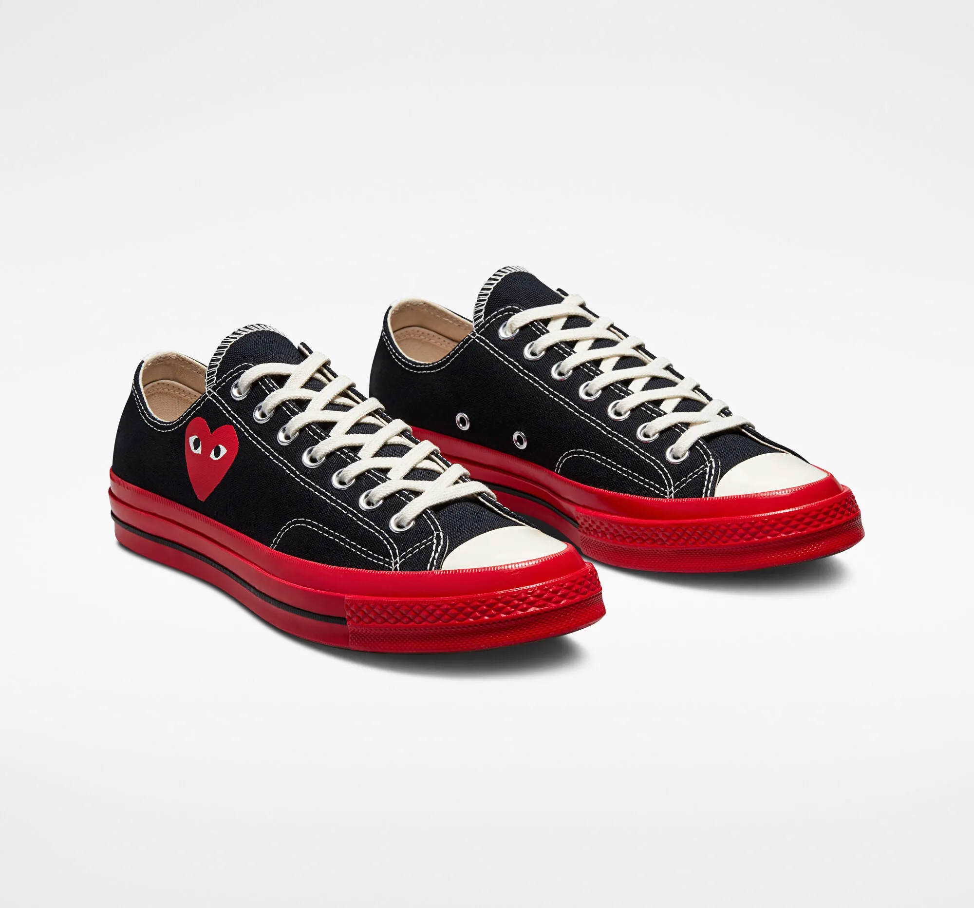 Converse X Comme Des Garçons Black Play Chuck 70 Sneakers