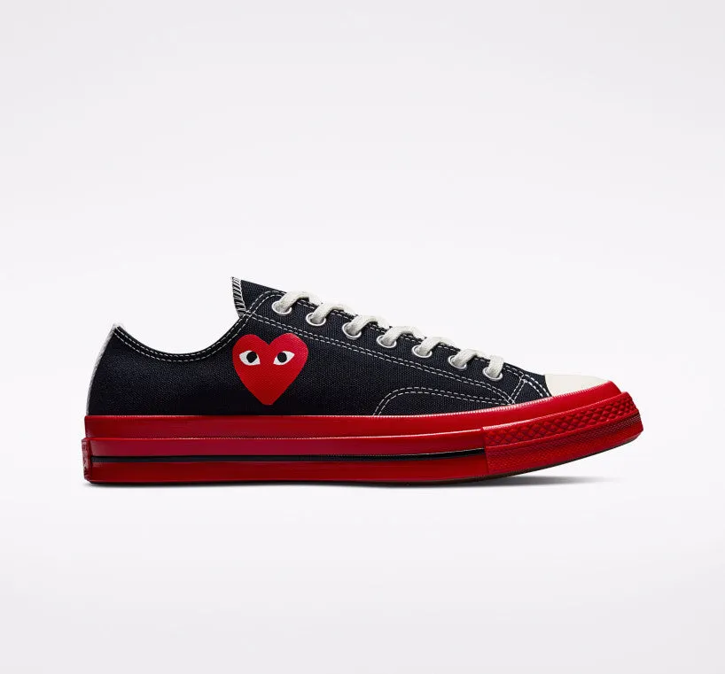 Converse X Comme Des Garçons Black Play Chuck 70 Sneakers
