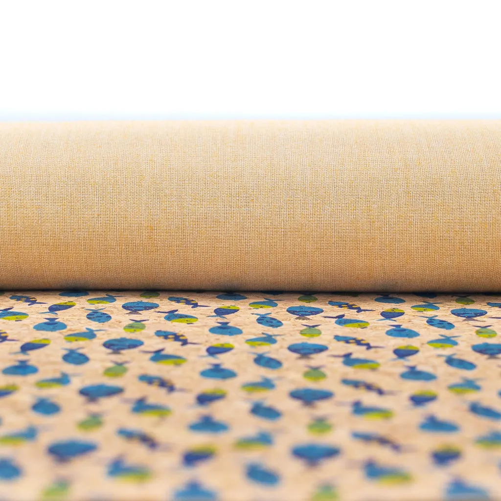 Coral Fishes, Cork Fabric- COF-574