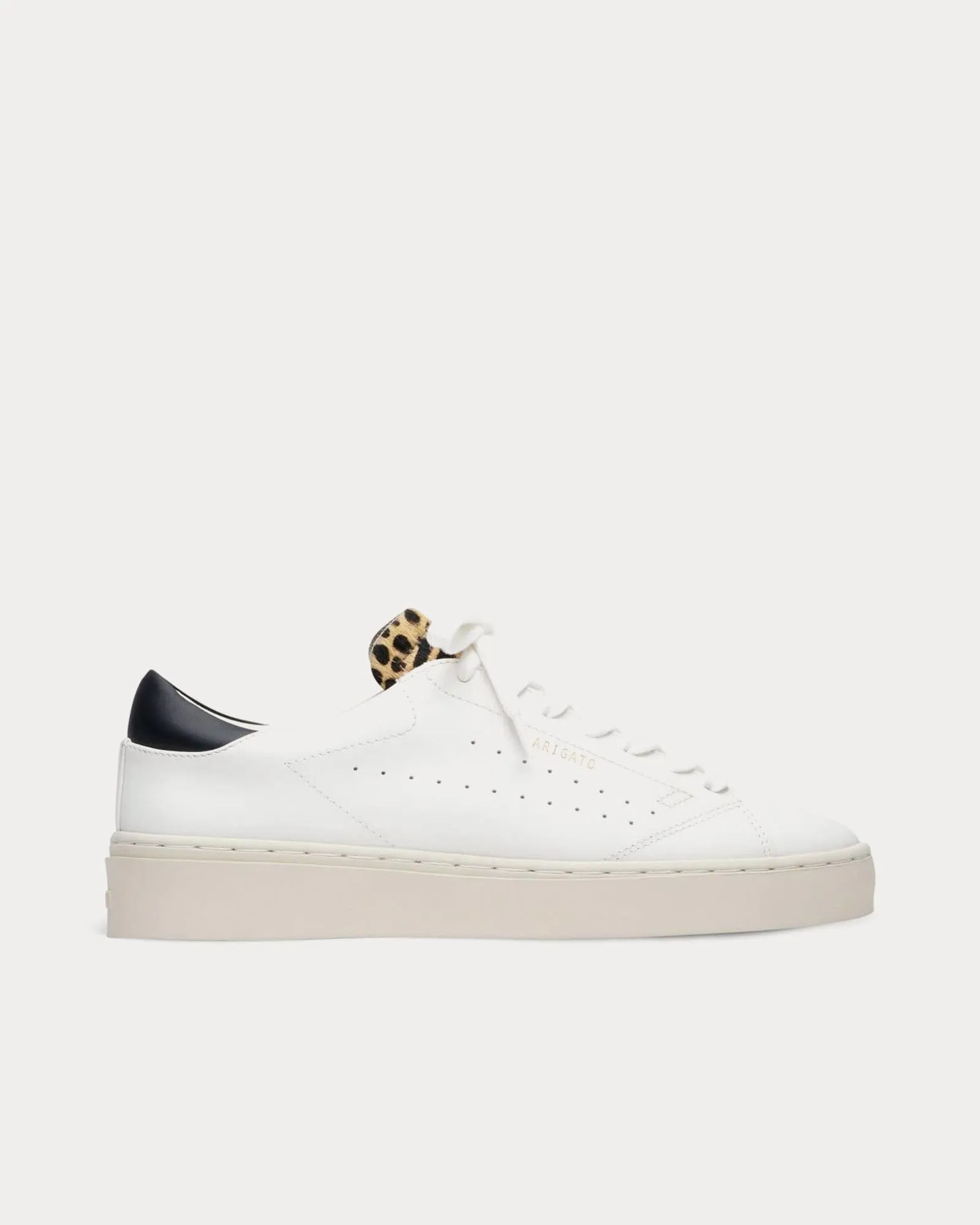 Court Leather Off White / Leopard Low Top Sneakers