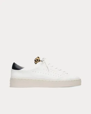 Court Leather Off White / Leopard Low Top Sneakers