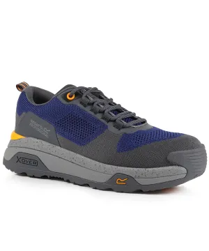 Crossfort S1 X-over metal-free safety trainers | Twilight Blue/Gunmetal