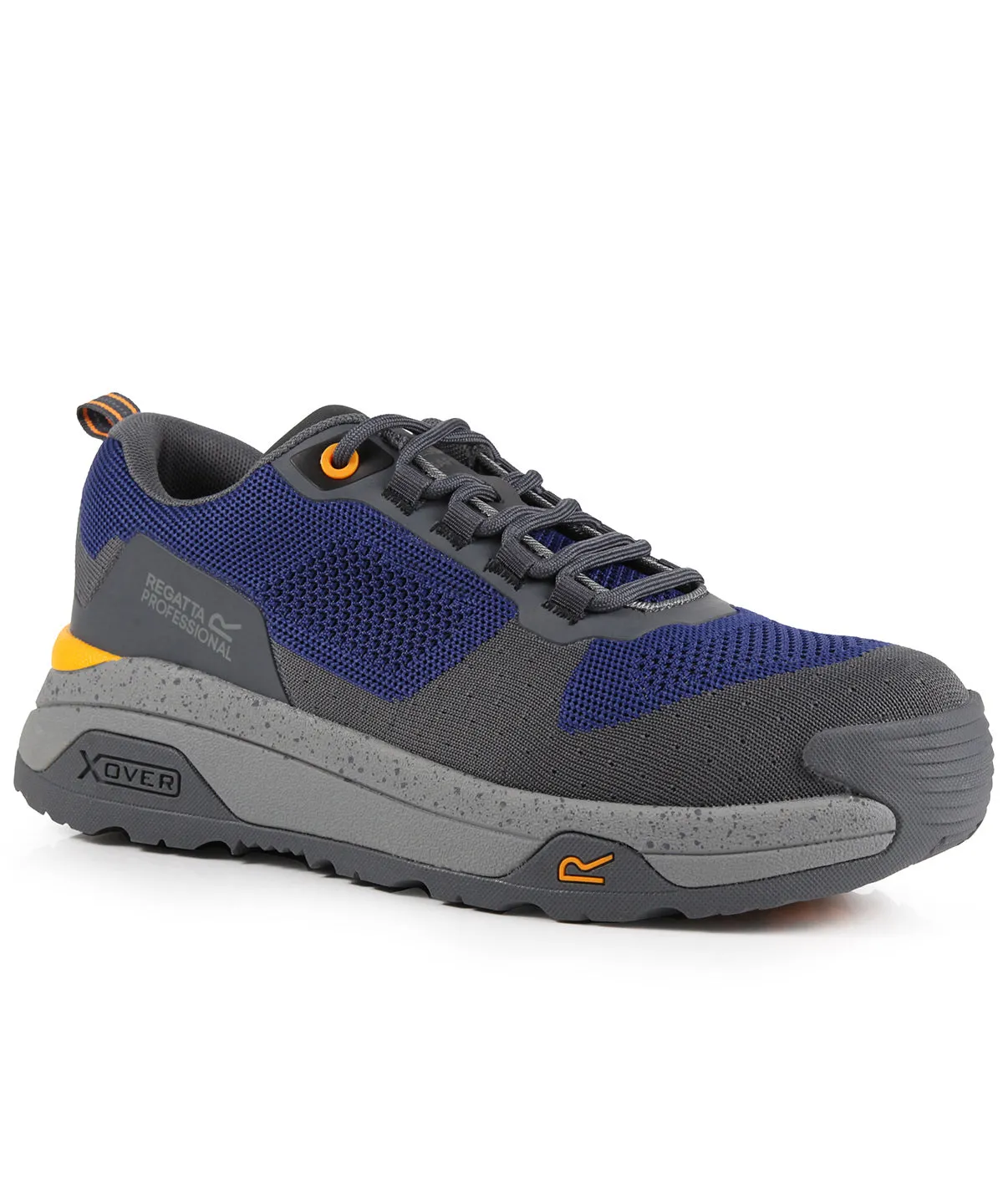 Crossfort S1 X-over metal-free safety trainers | Twilight Blue/Gunmetal