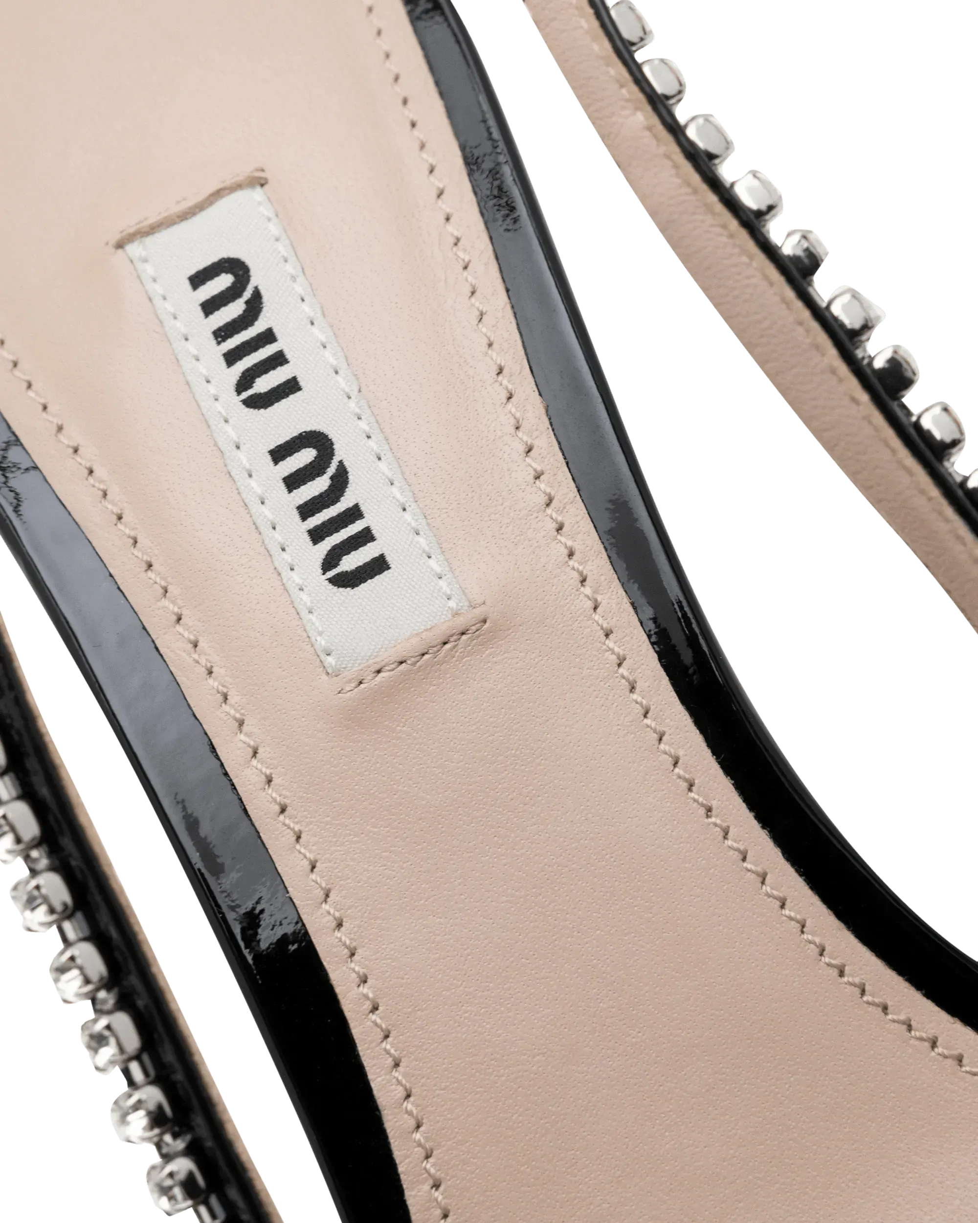 Crystal Embellished Kitten Heel Slingback Pumps