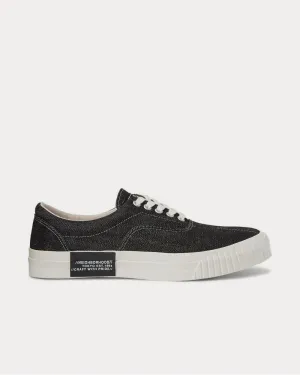 Deck Denim  Black low top sneakers