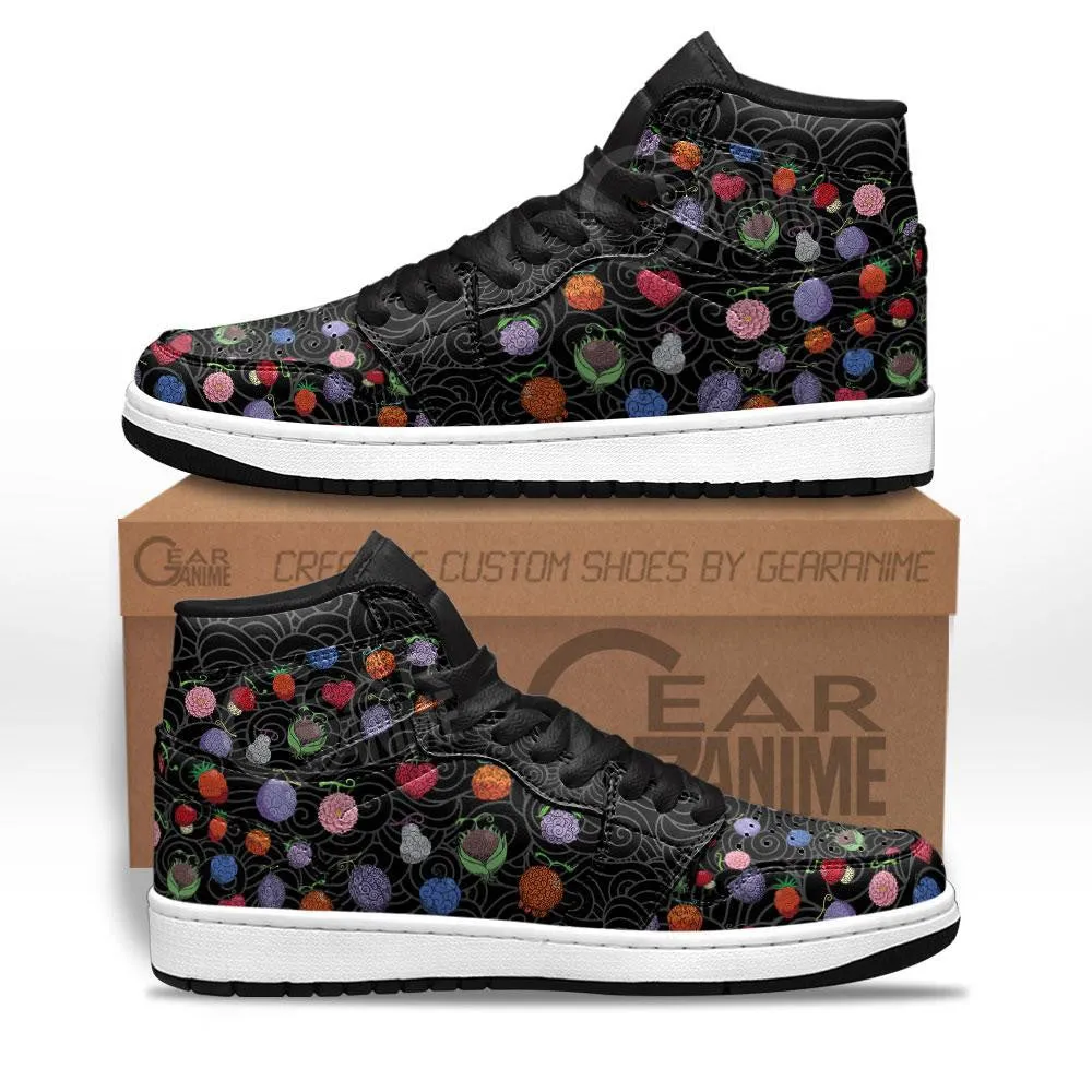 Devil Fruits Sneakers Custom Anime OP Shoes